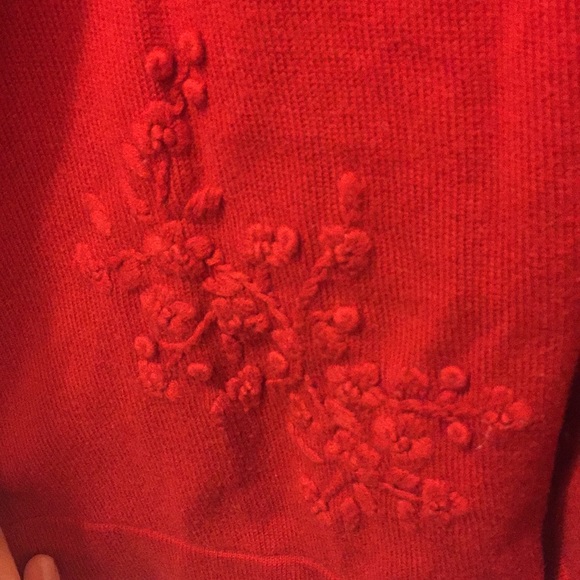 Hillard & Hanson Red Half Sleeve Cardigan - Picture 5 of 5